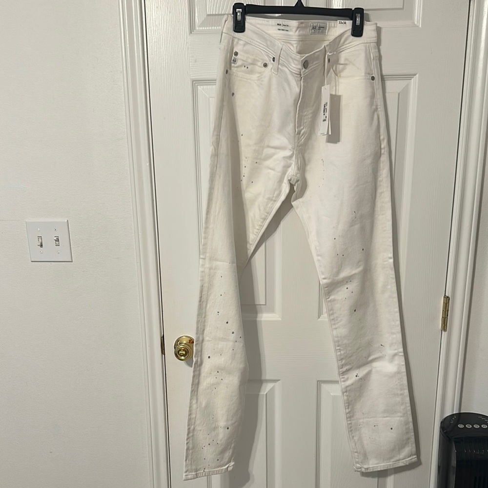 AG Men's White Jeans
